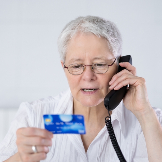 Woman on the phone