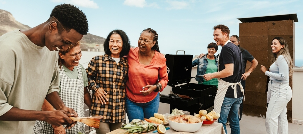 Multigenerational family gathering