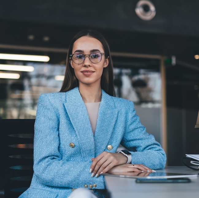 Woman professional at desk