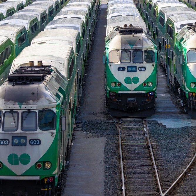GO trains
