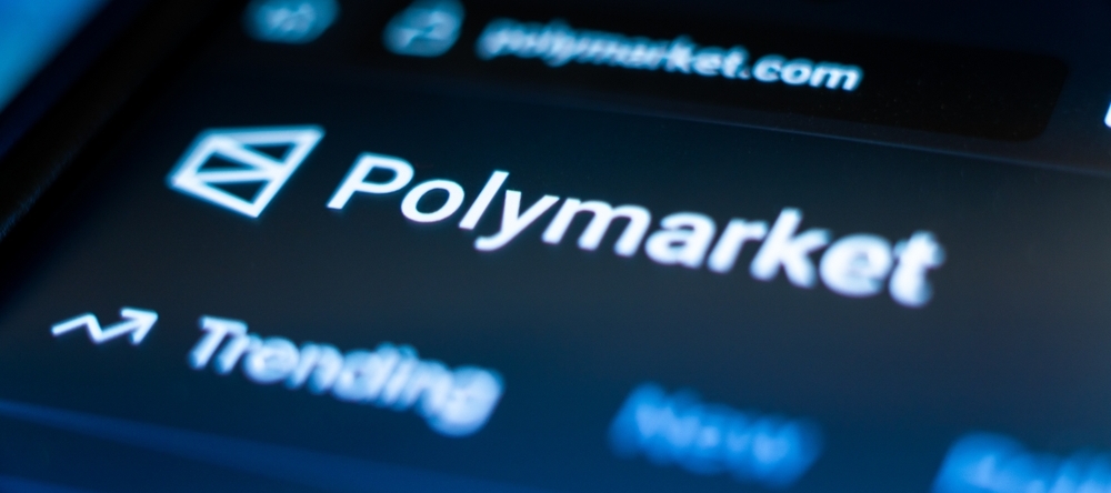 Polymarket on screen prediction market platform displaying real time event tracking