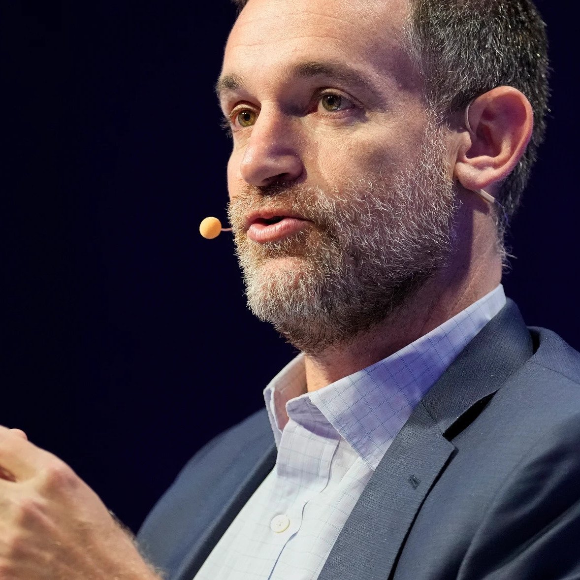 John Arnold at a talk