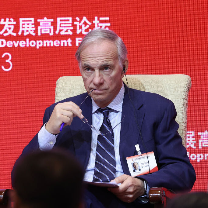 Ray Dalio at a panel talk