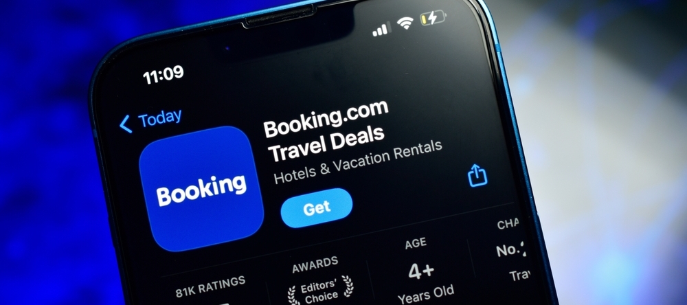 Booking.com screen