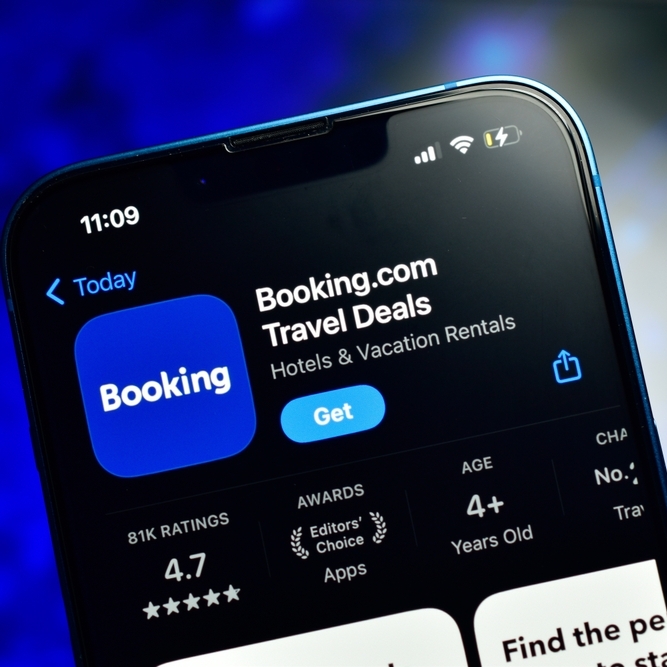 Booking.com screen