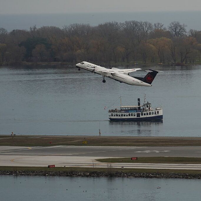 Billy Bishop Airport on the Toronto Islands