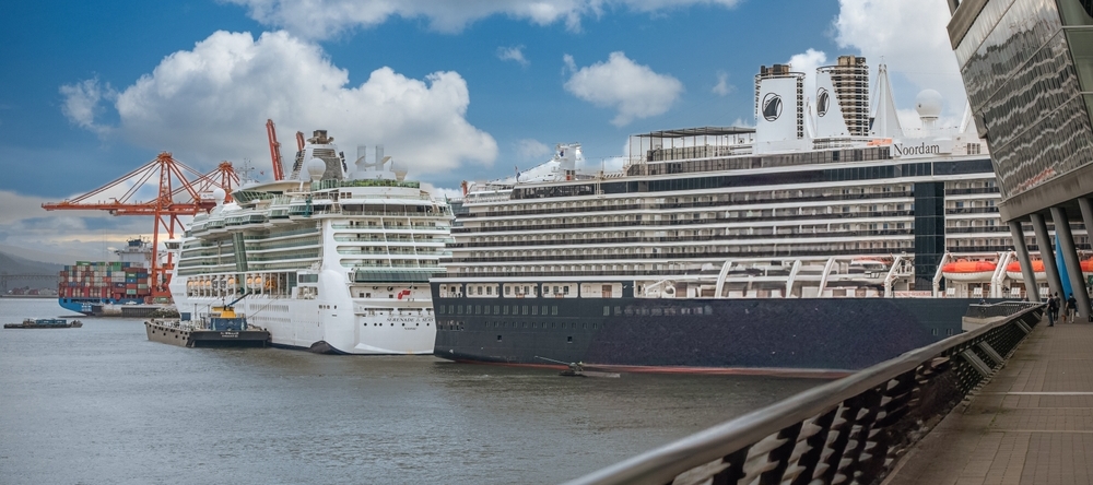 Cruise ship in Vancouver, British Columbia