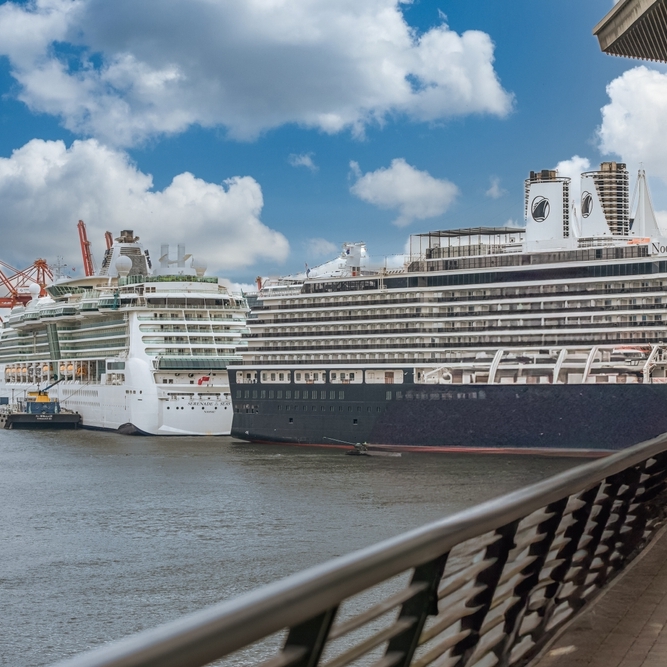 Cruise ship in Vancouver, British Columbia