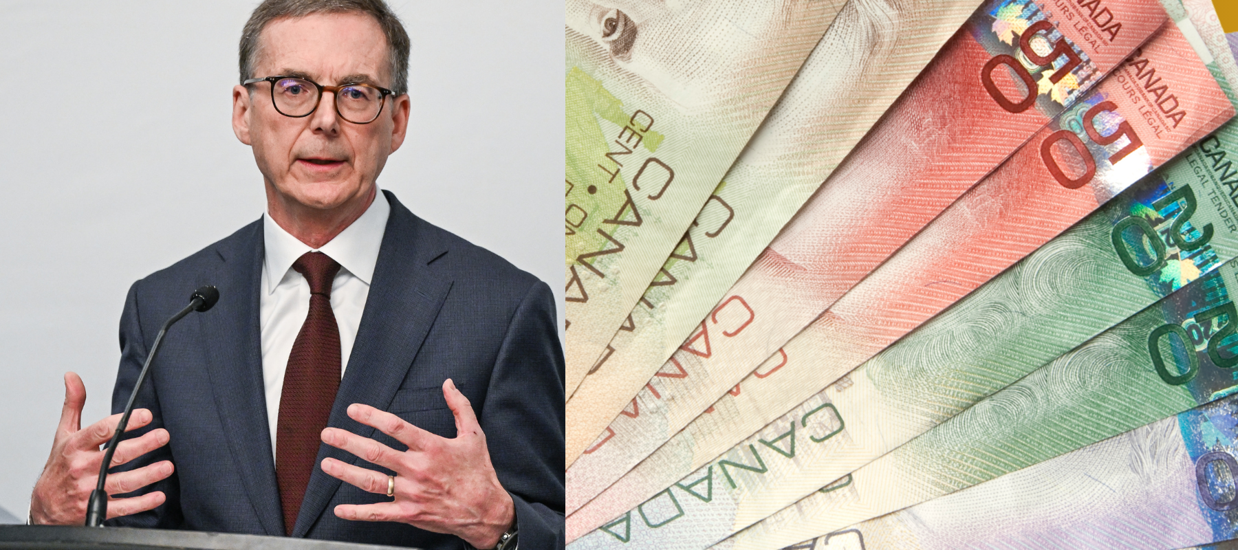 Governor of the Bank of Canada Tiff Macklem May 2025 | image of Canadian money