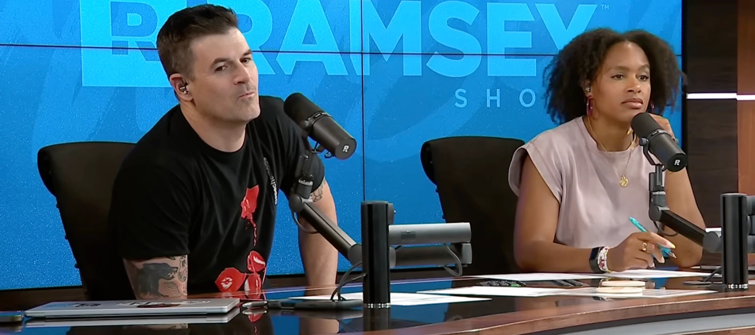 Ramsey Show co-hosts Jade Warshaw and John Delony