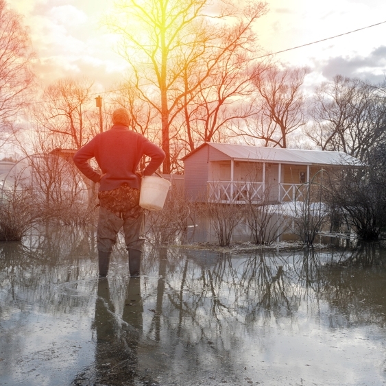 High water in the suburban areas - insurance claims
