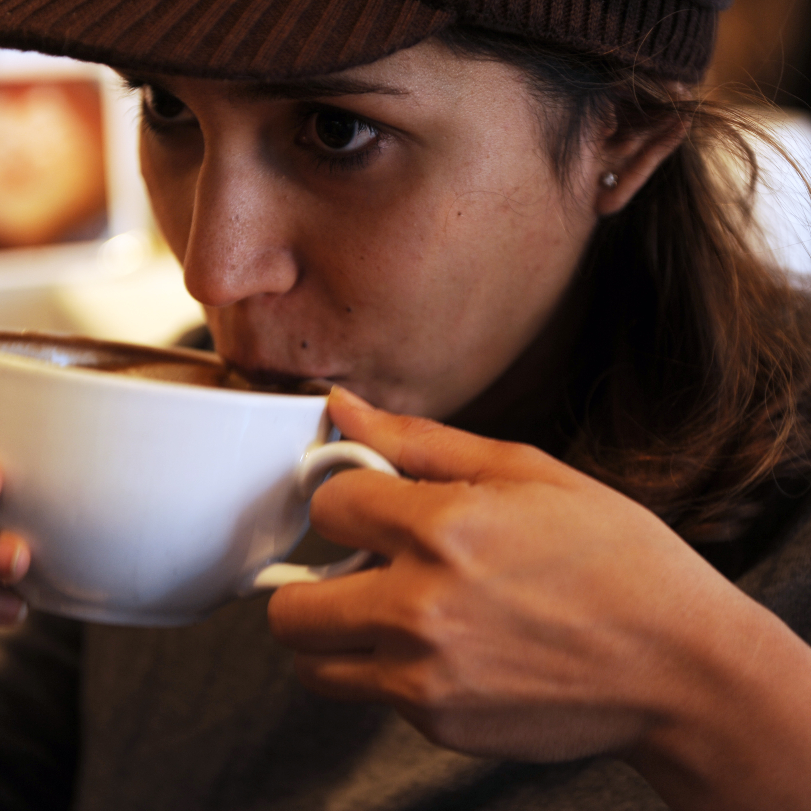 Enjoy a latte