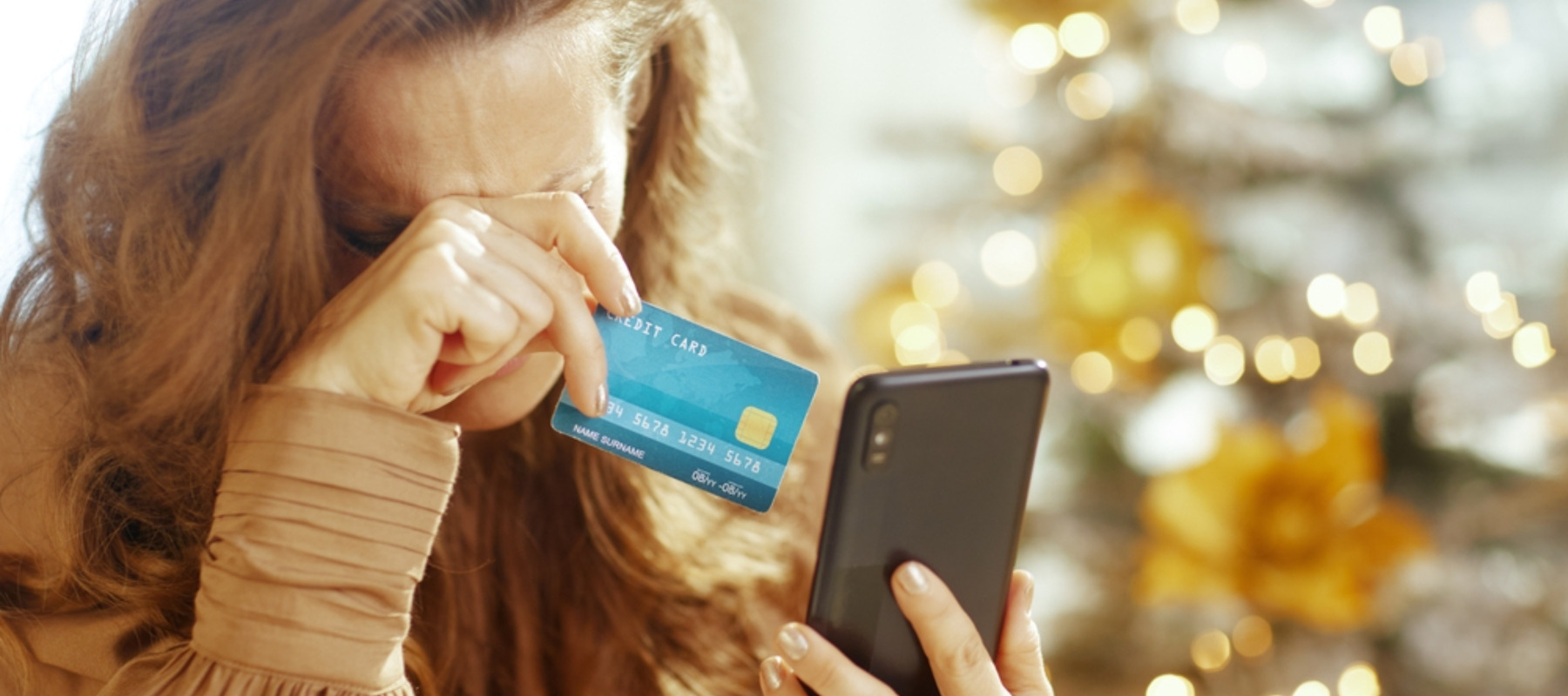 Stress over missed credit card payment