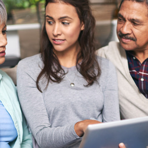 Parents discuss cosigning mortgage