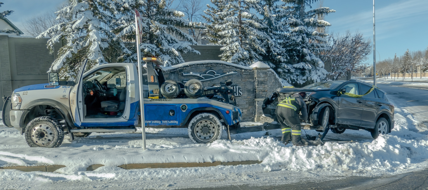 Car accident in Alberta