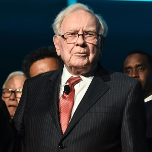 Warren Buffett speaking at an event