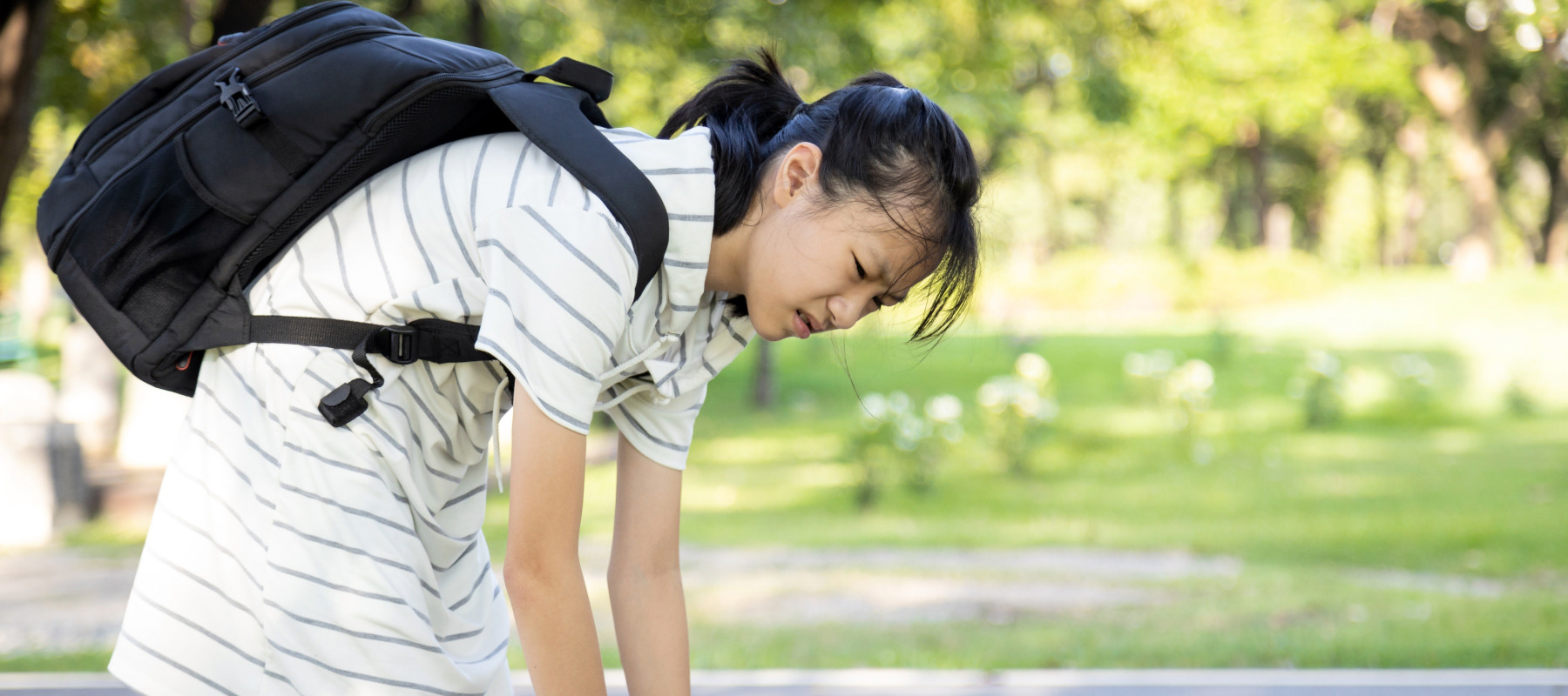 Carrying heavy weight on back