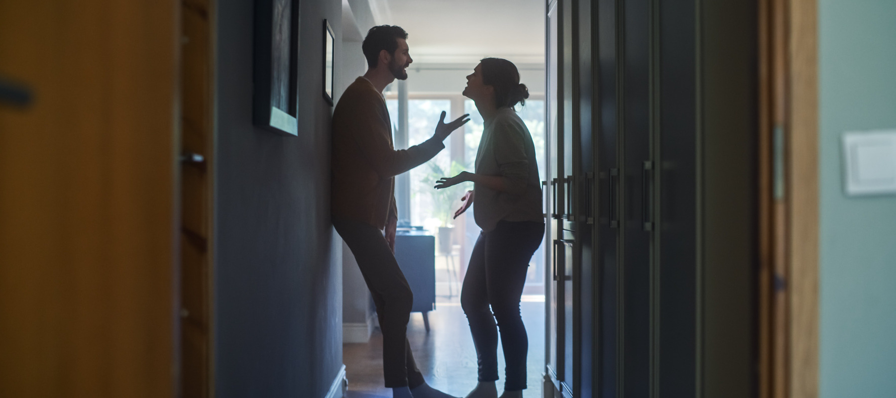 Couple fighting