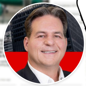 (Inset) Larry Berman, CIO and CFA + Image of Bloomberg