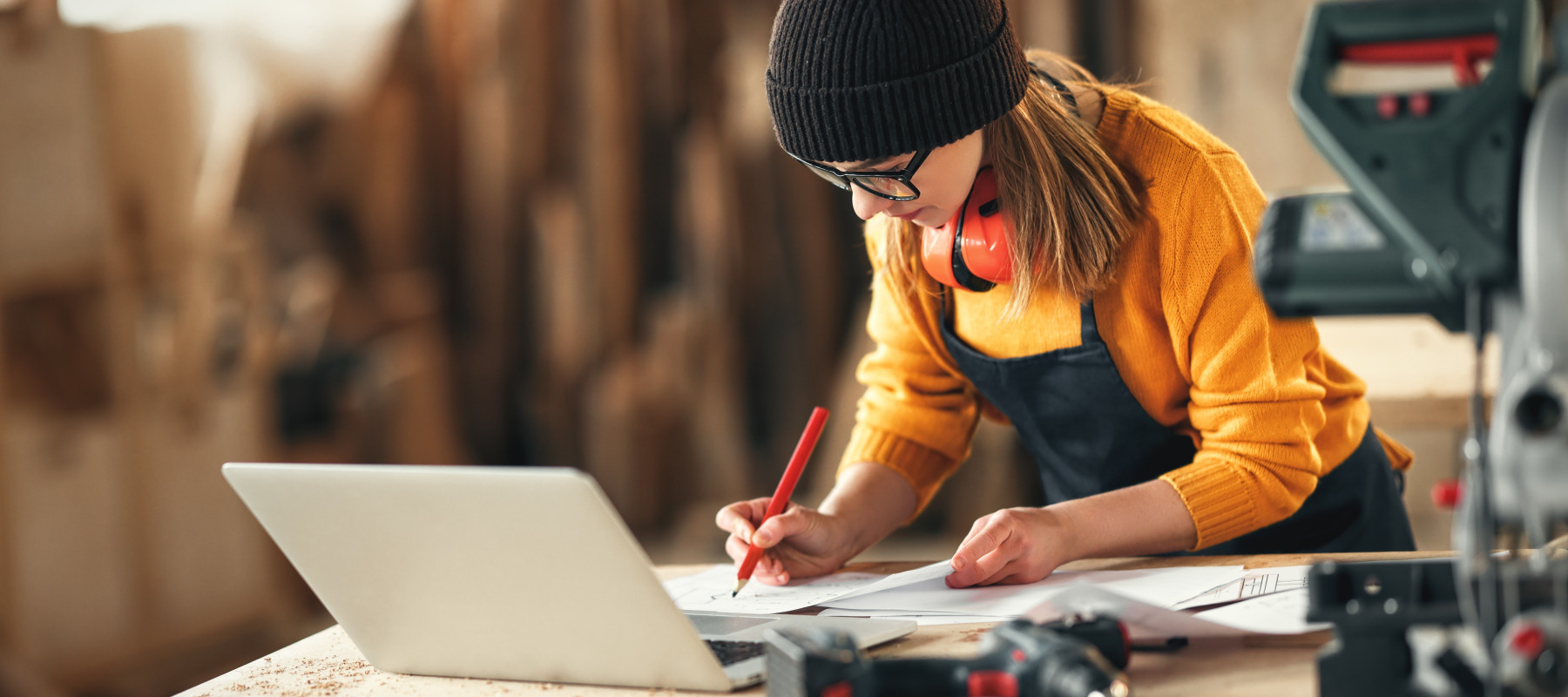 Self employed woman