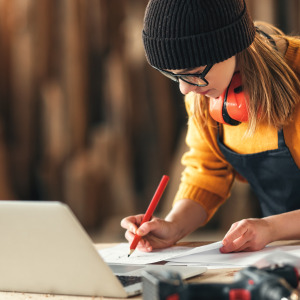 Self employed woman