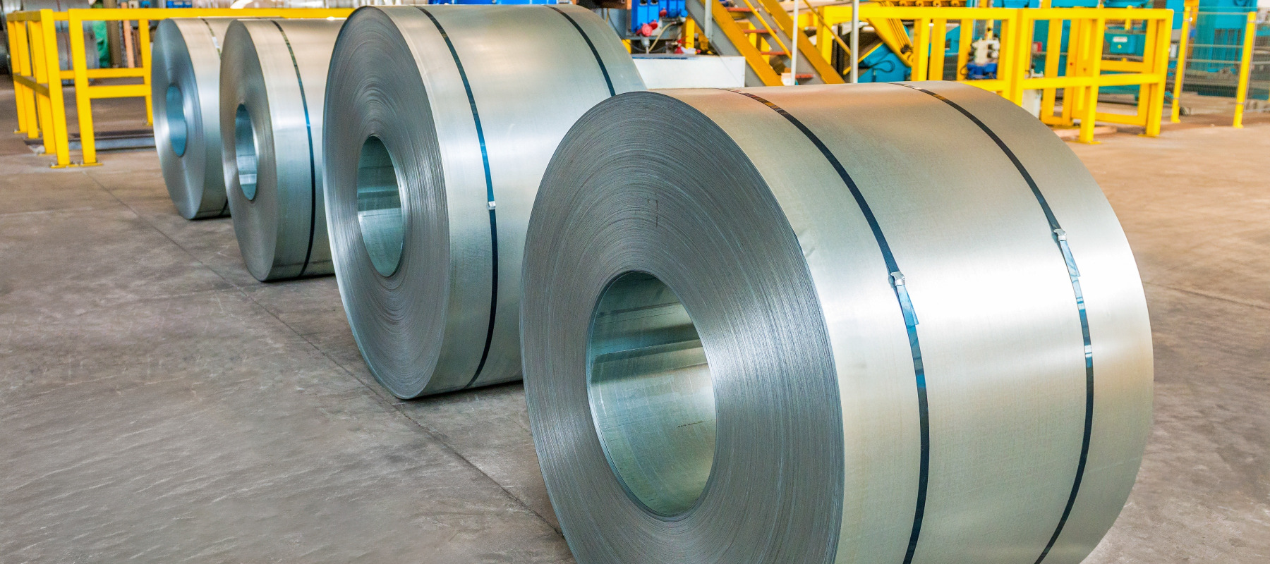 Rolls of aluminum