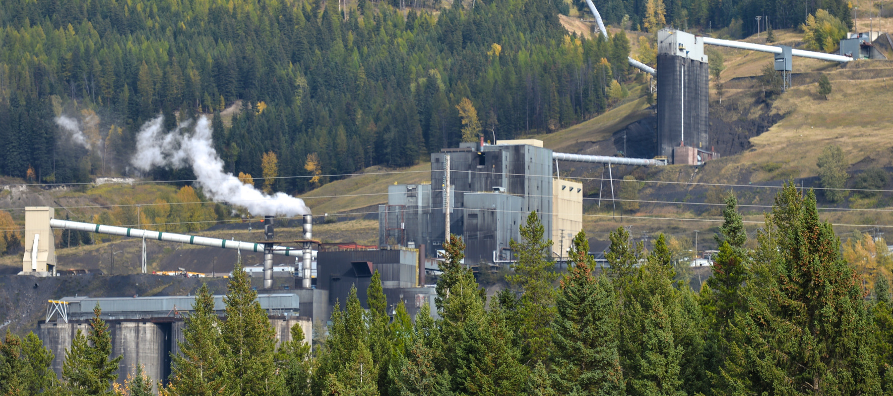 Coal mining area near Sparwood, British Columbia