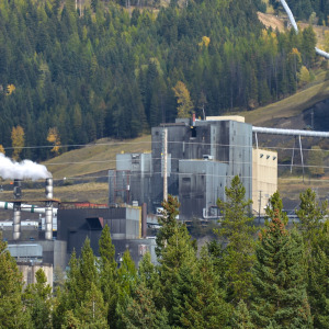 Coal mining area near Sparwood, British Columbia
