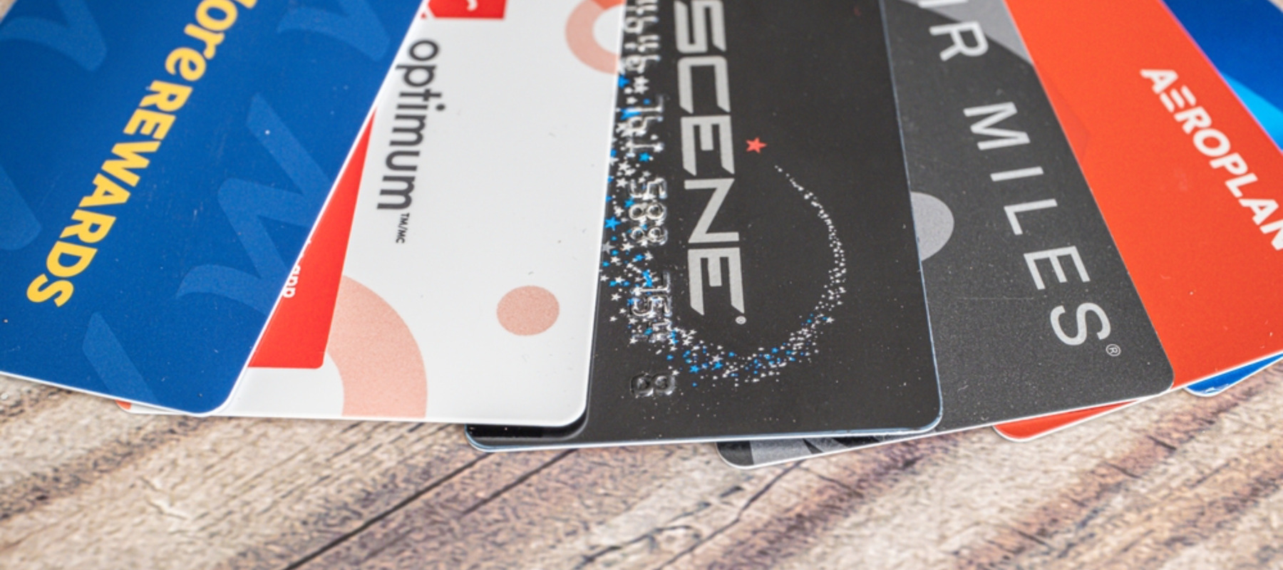 Loyalty cards including PC Optimum and Scene+