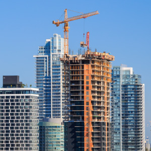 Condo construction in Metro Vancouver