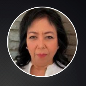 Neon icon of an inheritance scam + Headshot of Josephine Sudario