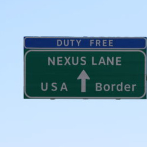 NEXUS line at U.S./Canada border
