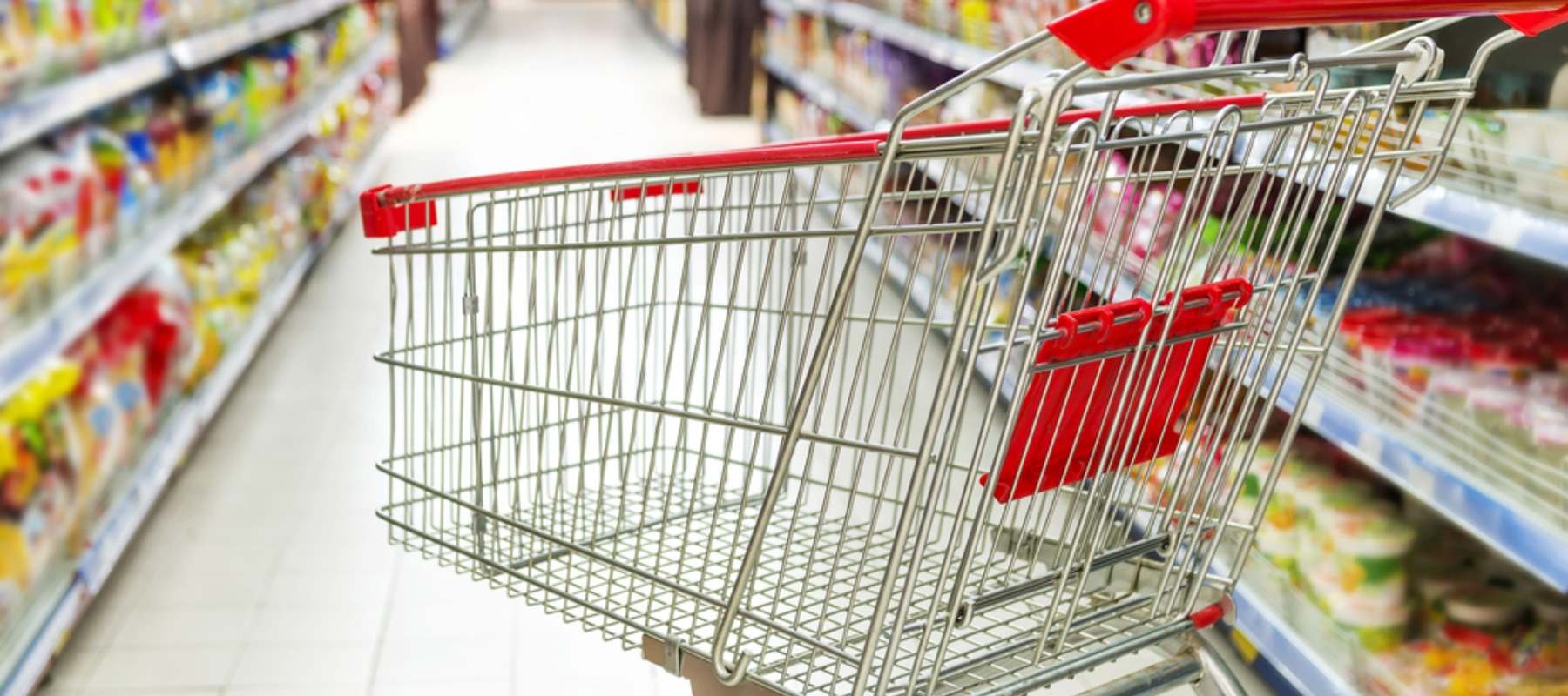 Empty grocery basket