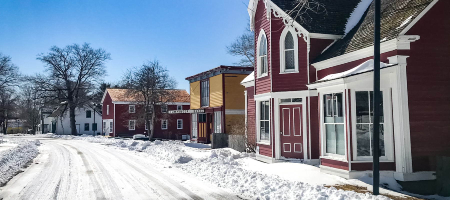 House in winter in Nova Scotia