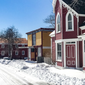 House in winter in Nova Scotia