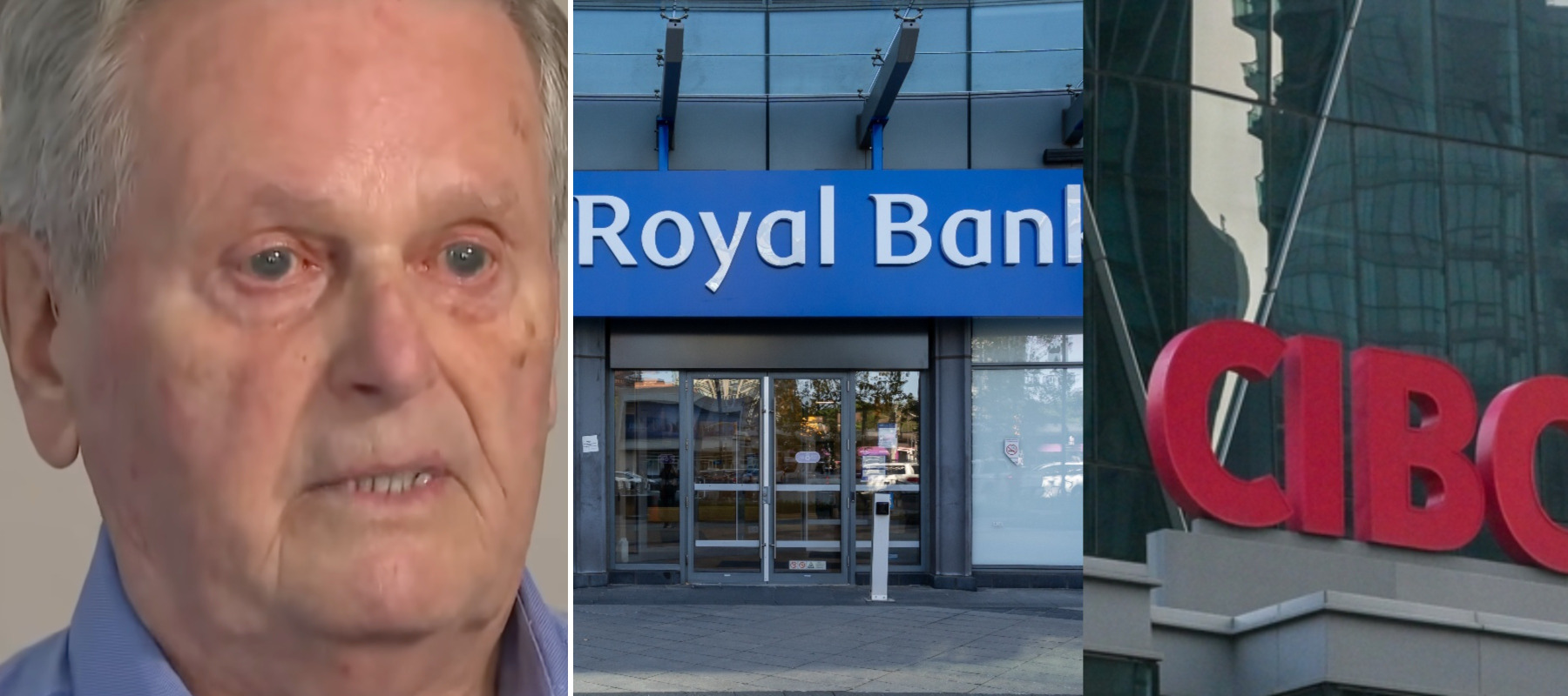 B.C. resident Ray Anholt + RBC and CIBC bank branches in Toronto