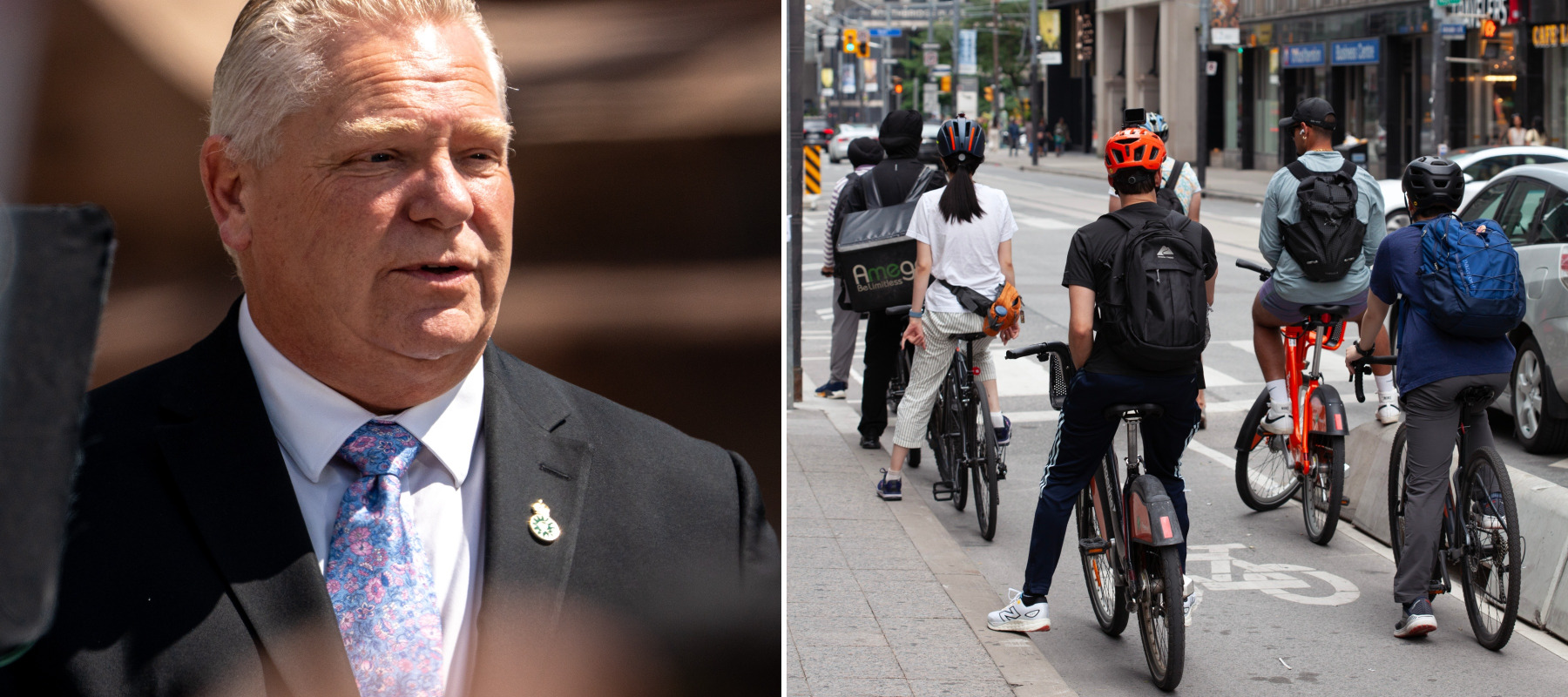 Toronto bike lanes