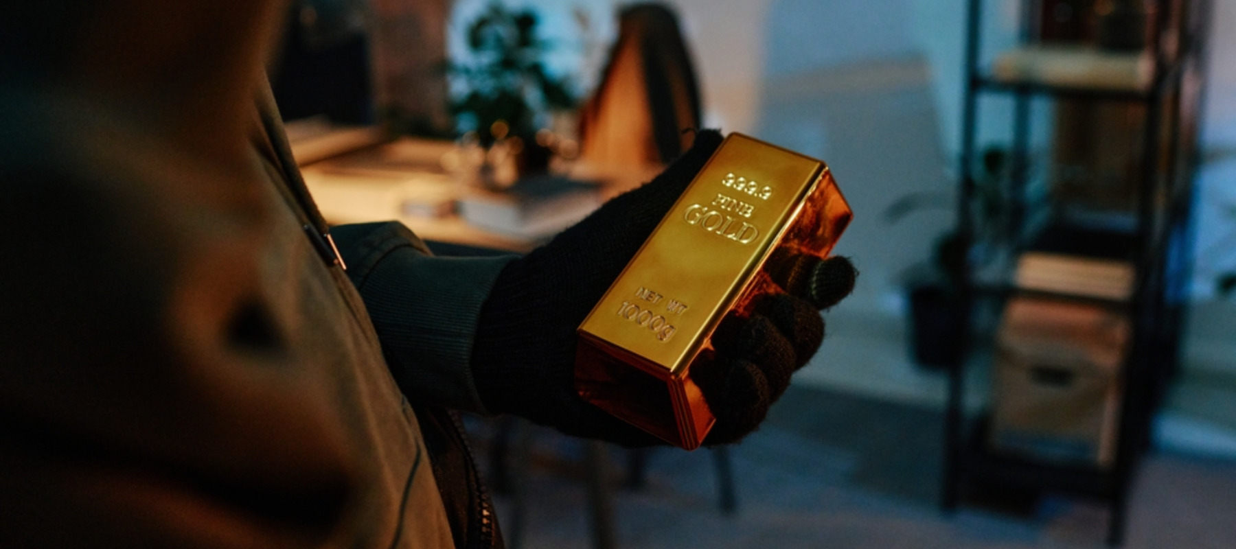 Stealing gold bars