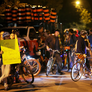 Bike lane standoff
