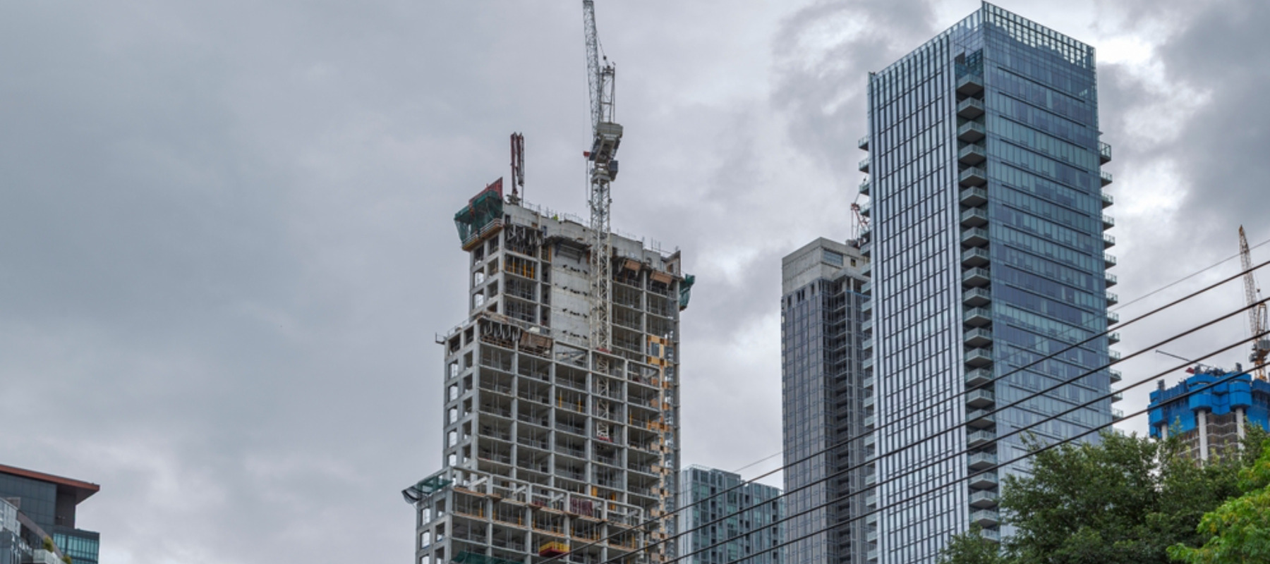 Condominium construction in Toronto