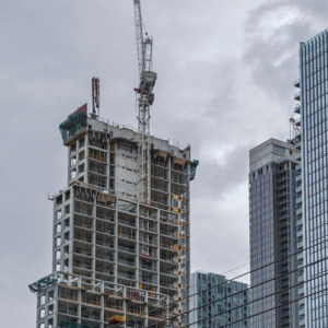 Condominium construction in Toronto