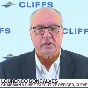 Lourenco Goncalves CEO of Stelco's parent company + Stelco plant in Hamilton, Ontario