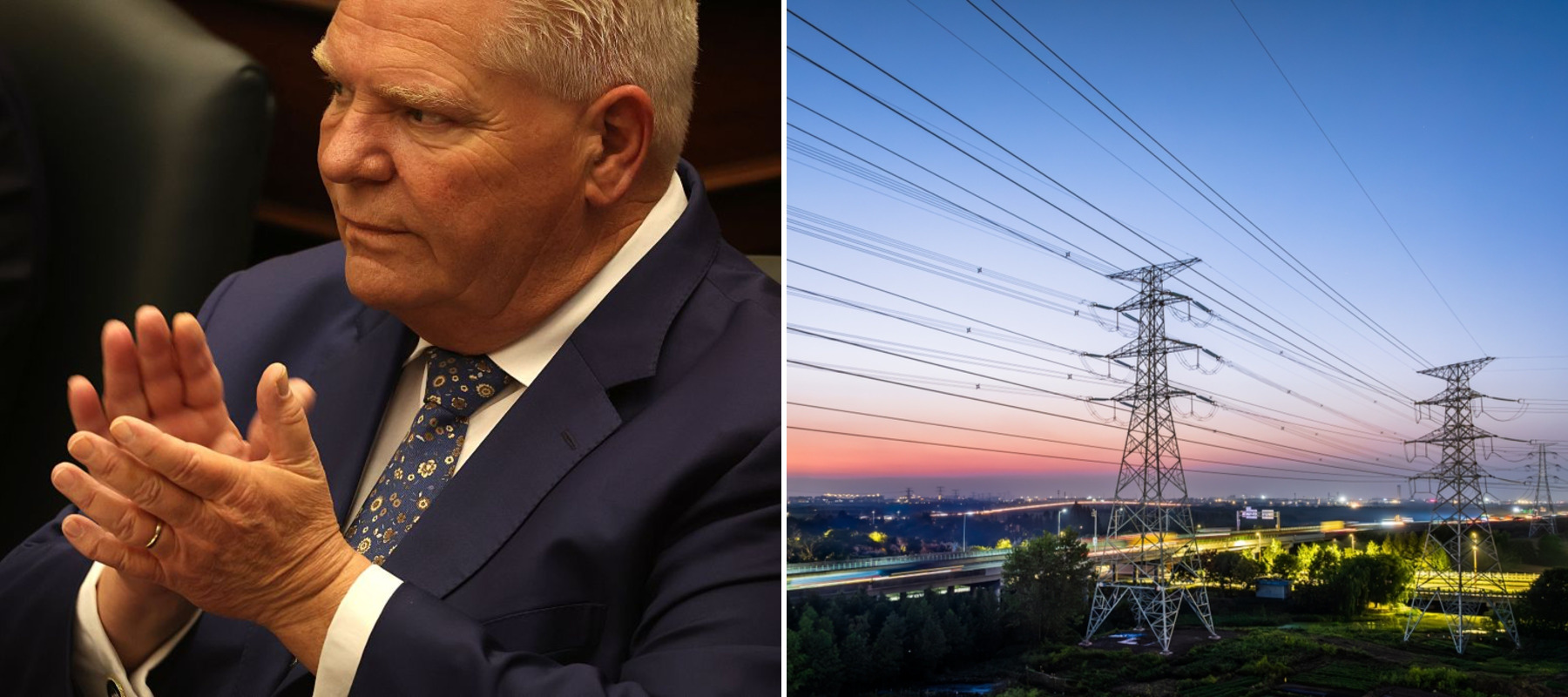 Doug Ford, power lines