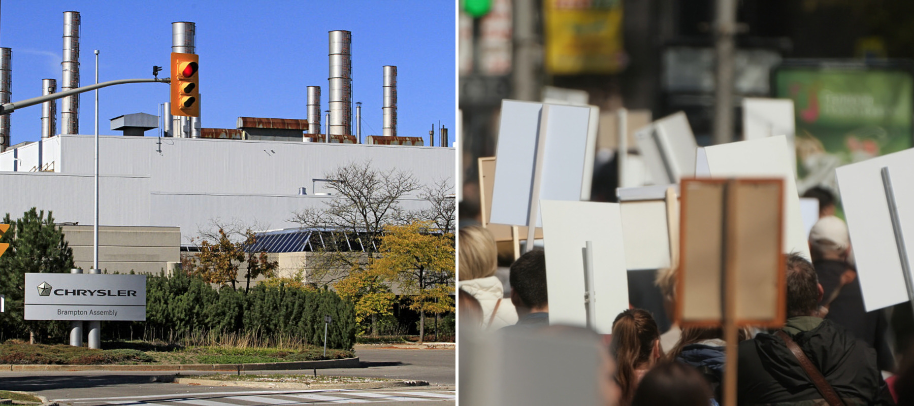 Stellantis Brampton plant, workers striking