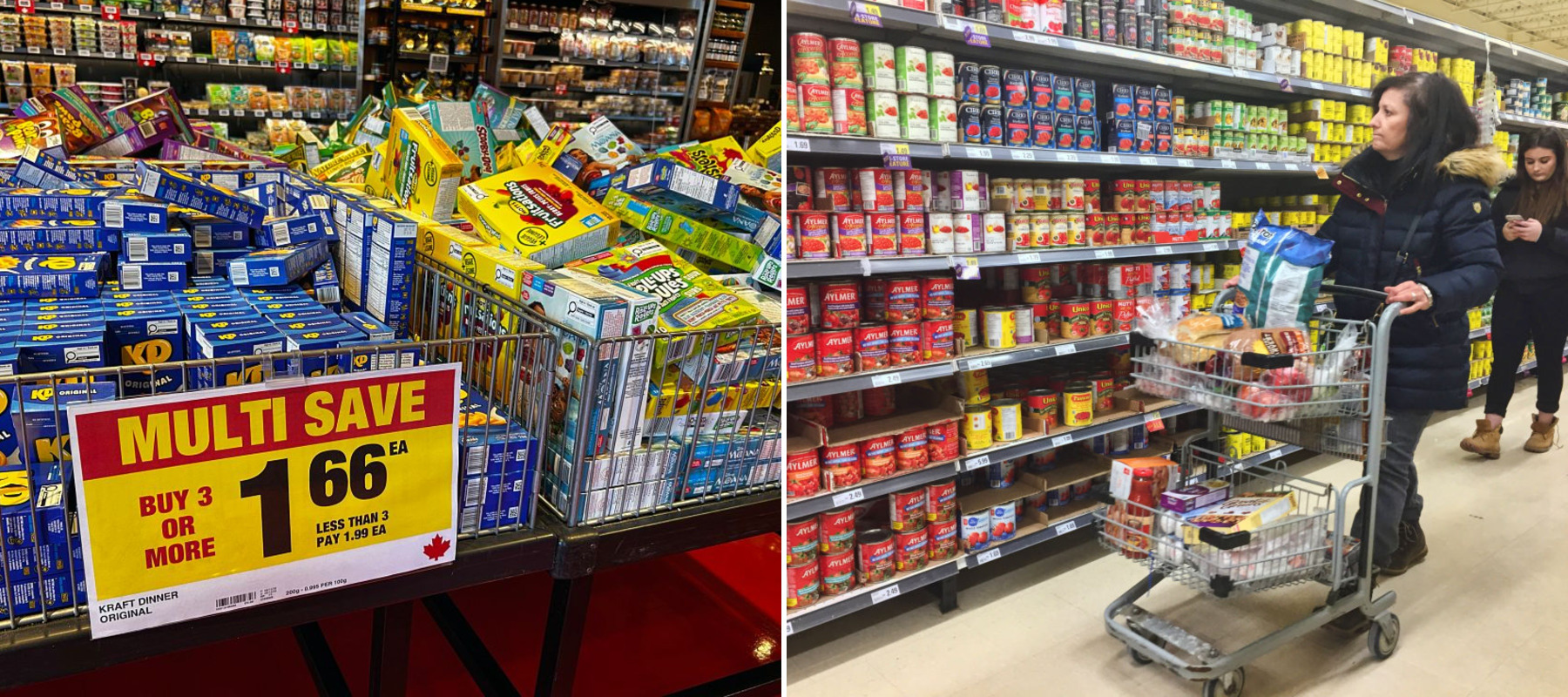 Shopping for groceries