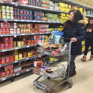 Shopping for groceries