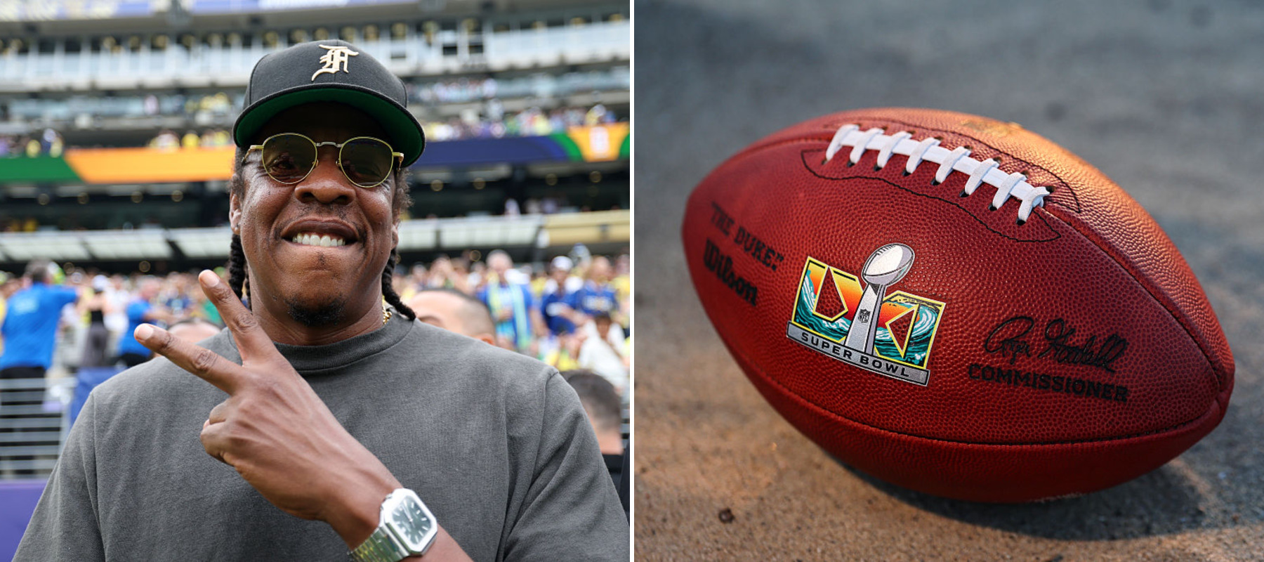 Jay-Z and football for Super Bowl LXI
