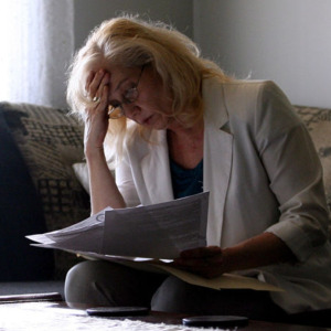 Stressed homeowner squeezed by inflation