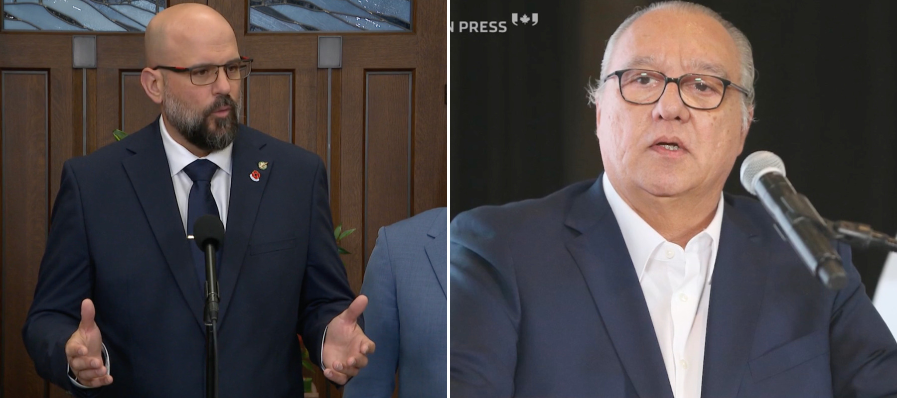 Conservative MP Ned Kuruc for Hamilton East—Stoney Creek and Lourenco Goncalves