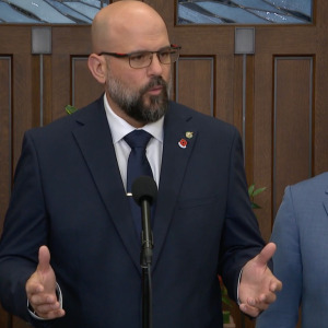 Conservative MP Ned Kuruc for Hamilton East—Stoney Creek and Lourenco Goncalves